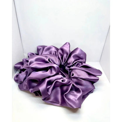 Dusty Purple Silk Scrunchie