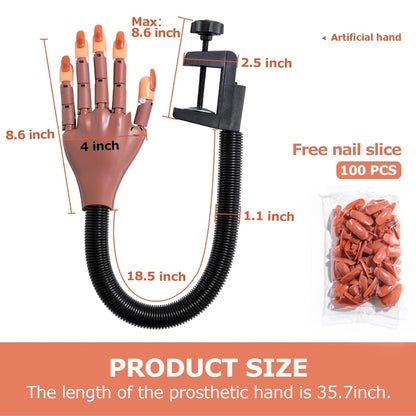 NAIL PRACTICE HAND FLEXIBLE