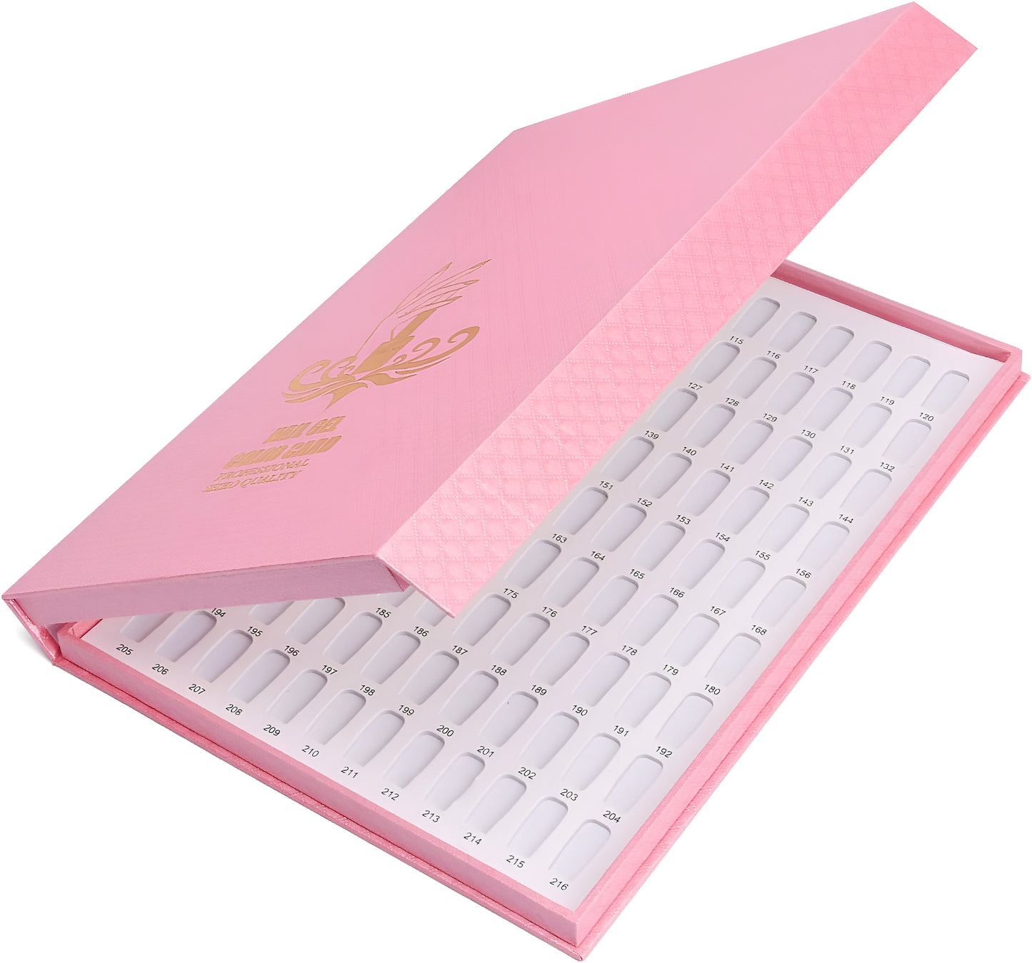 NAIL GEL COLOR CARD - 216 SHADE COLOR BOOK DISPLAY