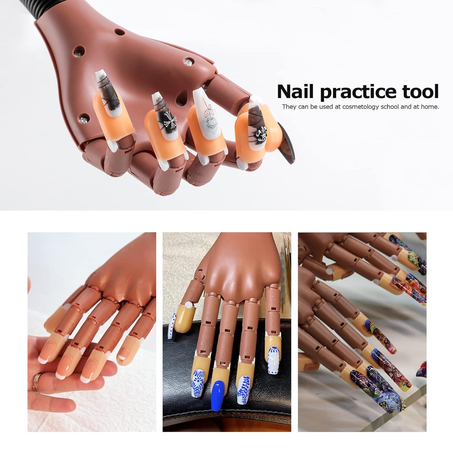 NAIL PRACTICE HAND FLEXIBLE