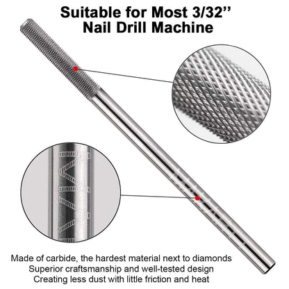 PREMIUM CUTICLE NAIL DRILL BIT 3/32"