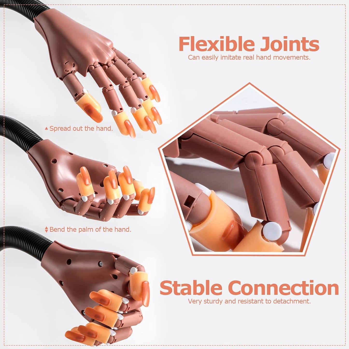 NAIL PRACTICE HAND FLEXIBLE