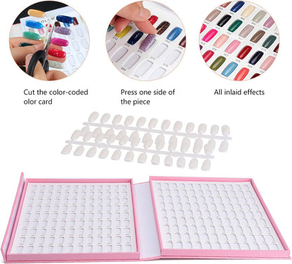 216 NAIL TIPS COLOR CHART DISPLAY BOOK