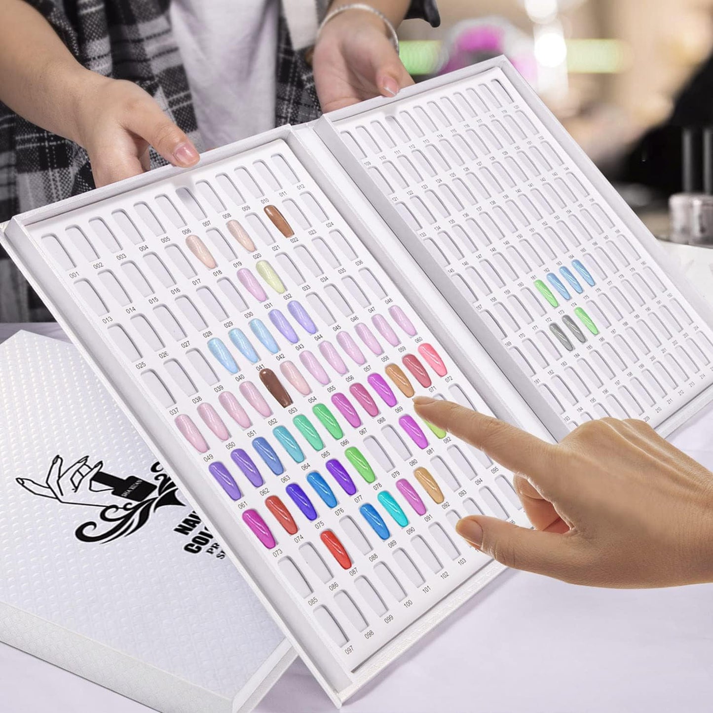 216 NAIL TIPS COLOR CHART DISPLAY BOOK