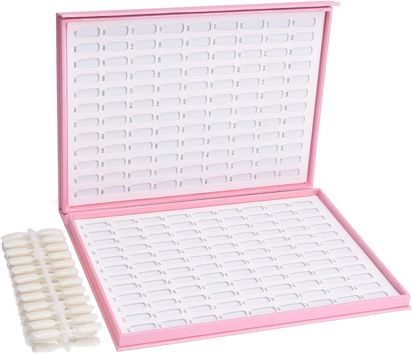 NAIL GEL COLOR CARD - 216 SHADE COLOR BOOK DISPLAY