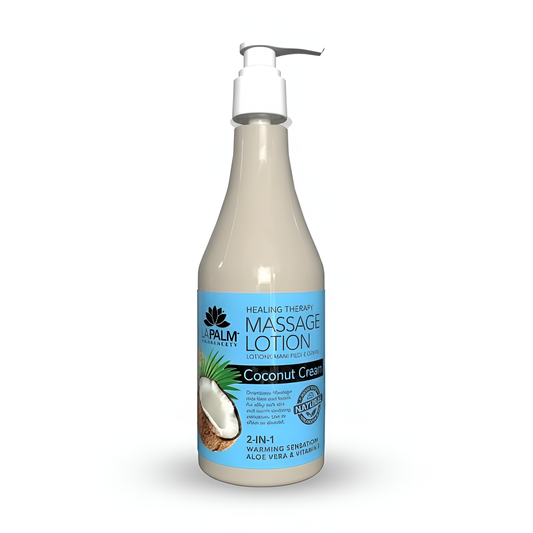 LAPALM COLLAGEN MASSAGE LOTION 8OZ. - COCONUT CREAM