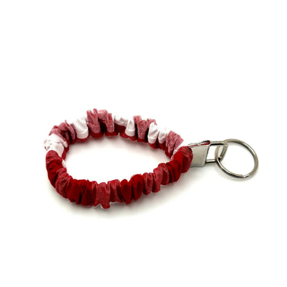 Red Plaid Scrunchie Wristlet