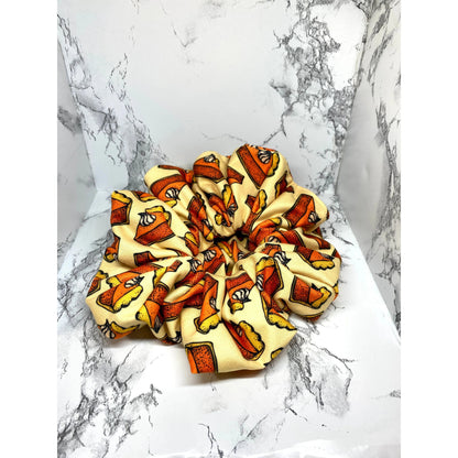 Pumpkin Pie Thanksgiving Scrunchie