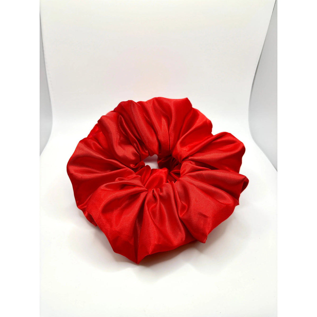 Red Silk Scrunchie
