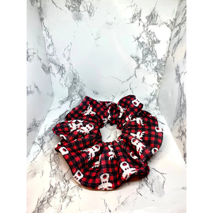 Buffalo Reindeer Christmas Bullet Scrunchie