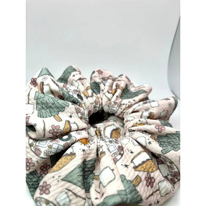 S'mores Camping Summer Bullet Scrunchie