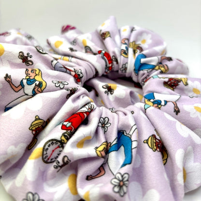 Spring Alice in the Wonderland Scrunchie