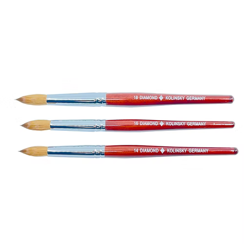 DIAMOND Kolinsky Premium Acrylic Brush