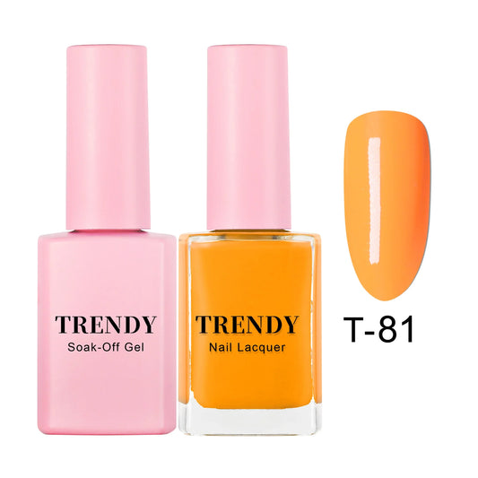T-81 CLEMENTINE | TRENDY DUO GEL & LACQUER
