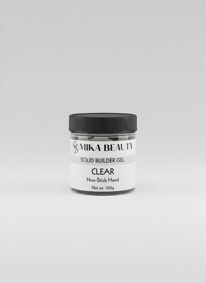 MK SOLID BUILDER GEL NON-STICKY 100G - CLEAR