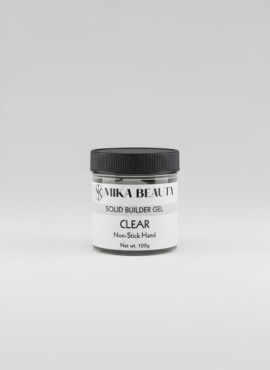 MK SOLID BUILDER GEL NON-STICKY 100G - CLEAR