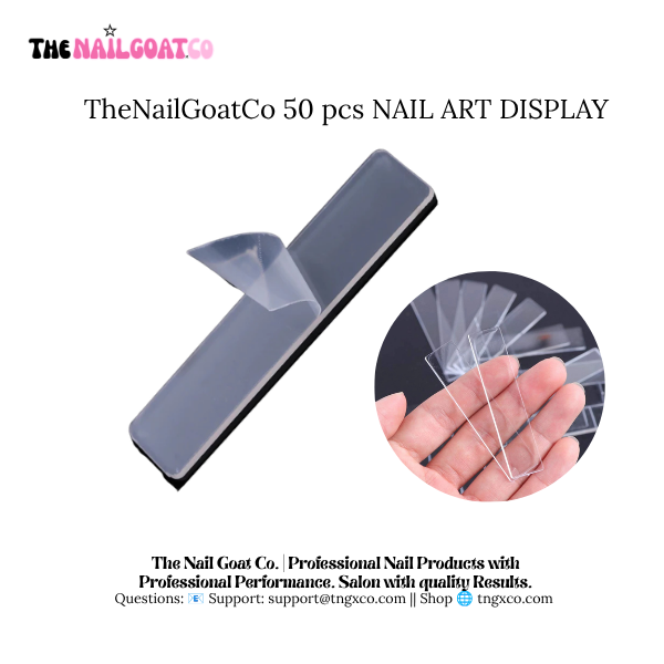 TheNailGoatCo 50 pcs NAIL ART DISPLAY