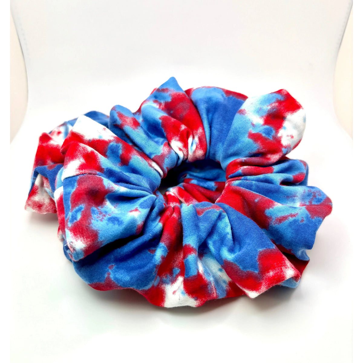 Tie Dye Patriotic Scrunchie