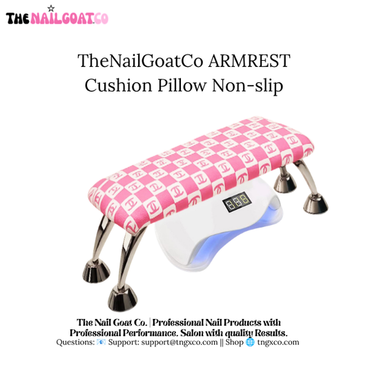 TheNailGoatCo Luxury Nail Armrests | Pink CC