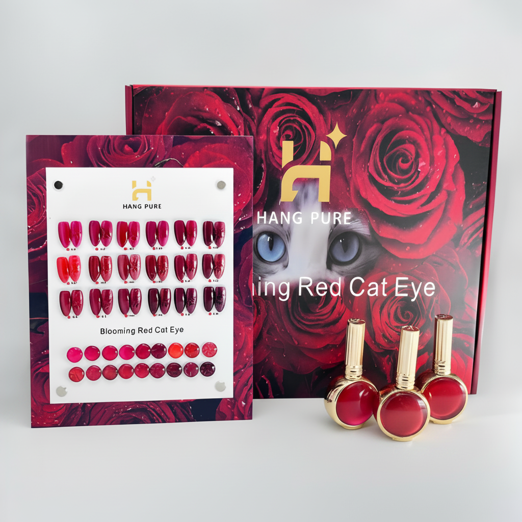 HANG BLOOMING RED CAT EYE COLLECTION - 18 COLORS