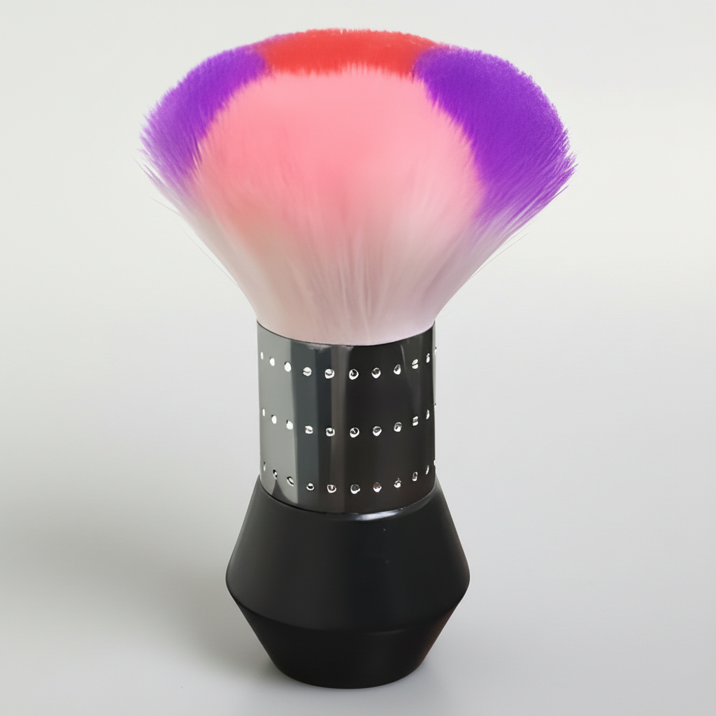 PREMIUM LARGE DUST BRUSH-FACIAL BRUSH - 3 COLORS