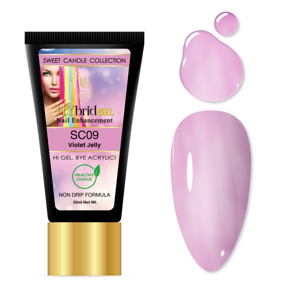 #9 SWEET CANDIE HyGEL® Box Set - (Includes: 12 x HyGEL (30ml Each), 1 x Gel Squeezer, 1 x Color Chart)