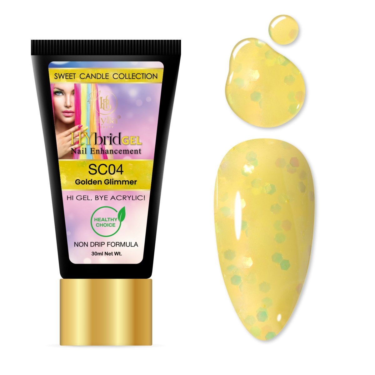 #9 SWEET CANDIE HyGEL® Box Set - (Includes: 12 x HyGEL (30ml Each), 1 x Gel Squeezer, 1 x Color Chart)
