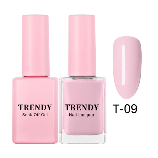 T-09 PINK LADY | TRENDY DUO GEL & LACQUER