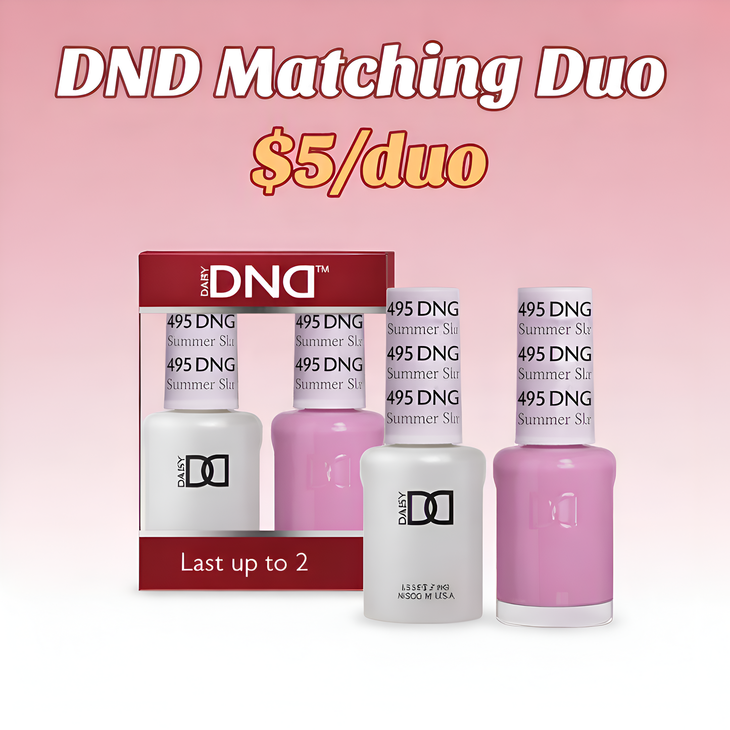 DND DUO & GEL COLOR REFILL FROM DND401 TO DND599