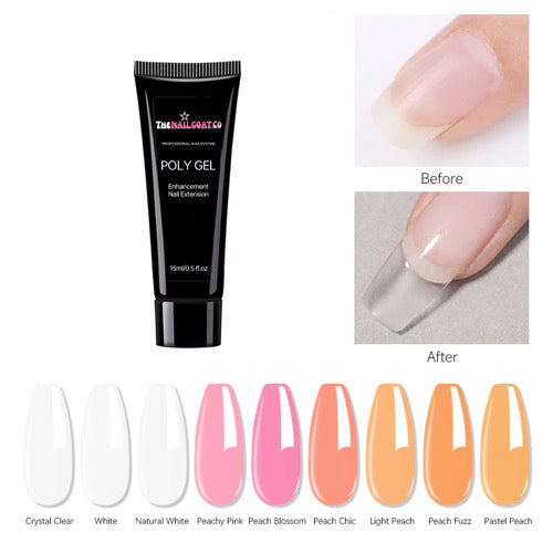 Self-Leveling HEMA/TPO-Free Poly Gel – 0.15 ml / 150 g | TheNailGoatco
