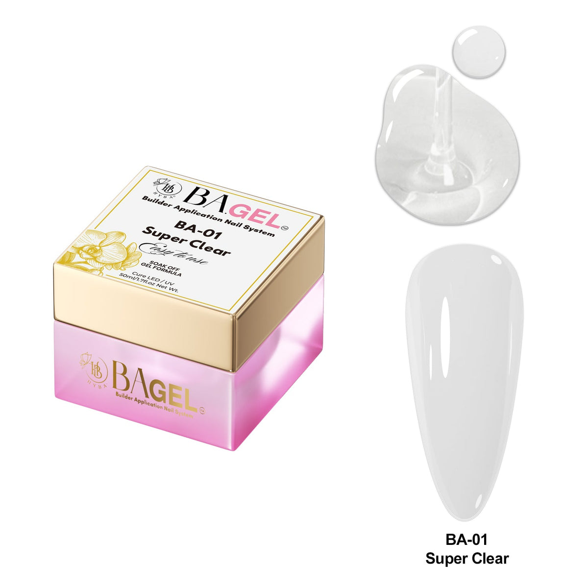 #BA-01 Super Clear - BA.GEL® Builder Gel System (50ml)