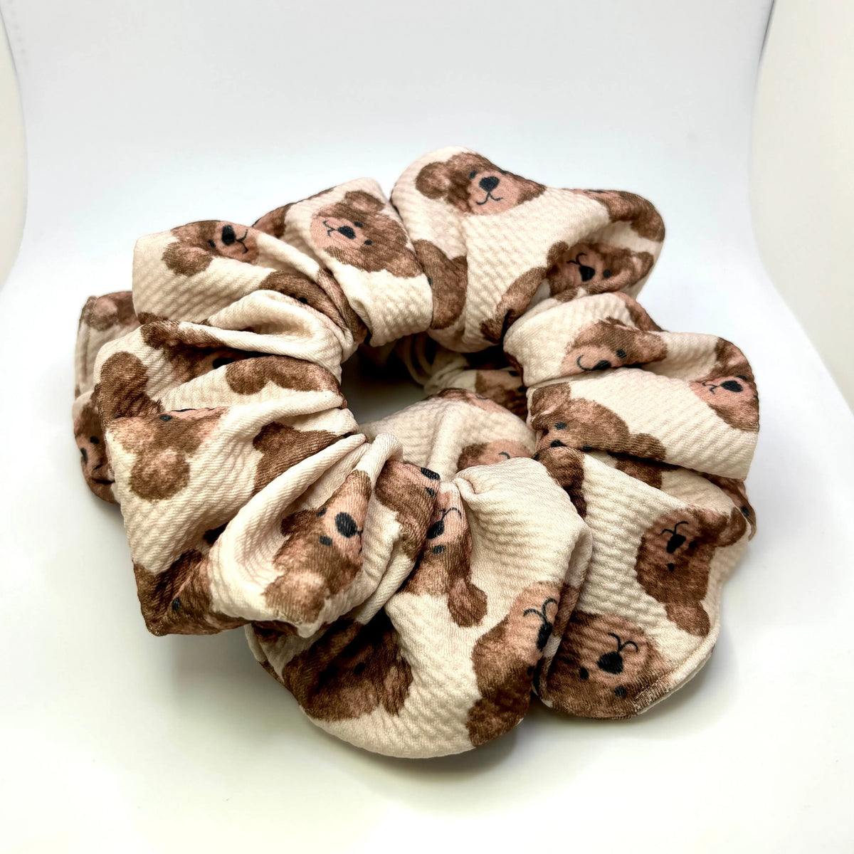 Teddy Bear Bullet Scrunchie