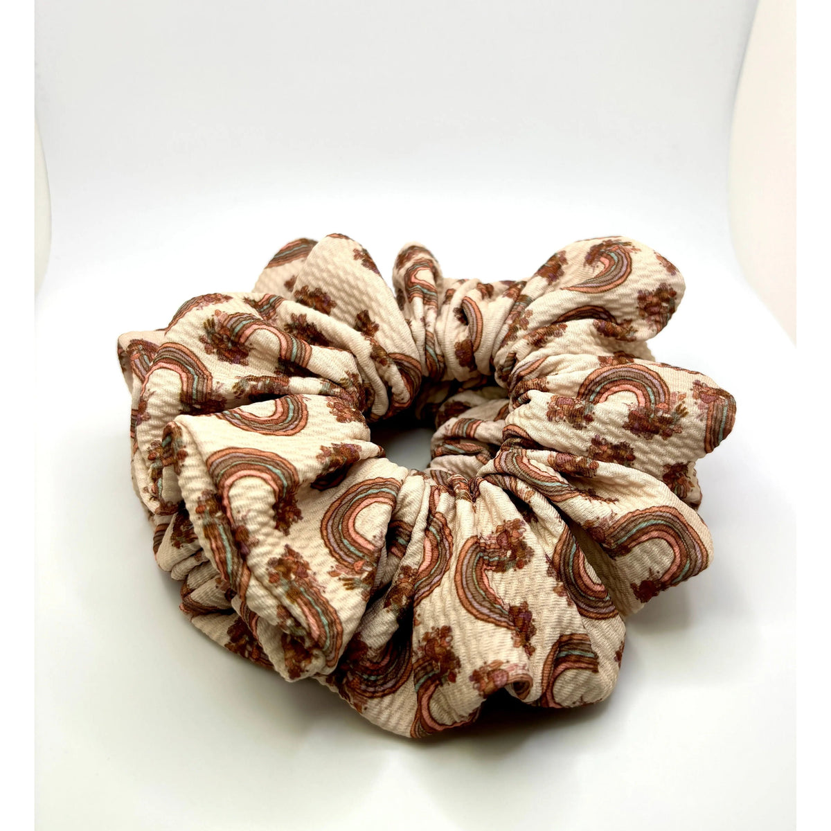 Rainbow Summer Scrunchie
