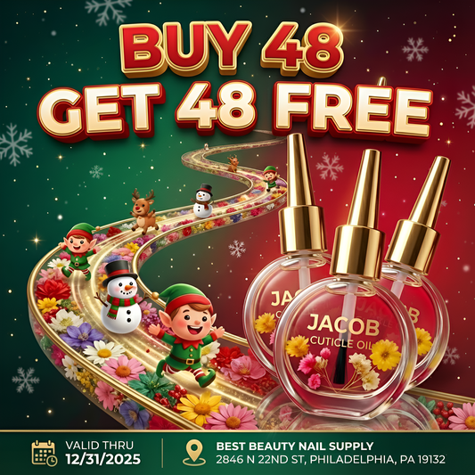 JACOB FLOWER ESSENCE CUTICLE OIL 0.5OZ. - BUY 48 GET 48 FREE!