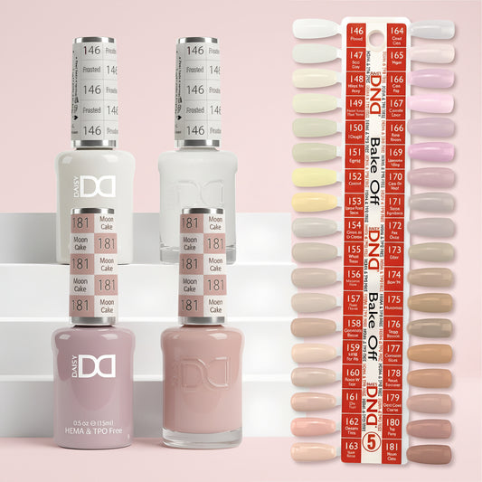 DND DUO HEMA & TPO FREE BAKE OFF - 36 COLORS TRAY NO.5