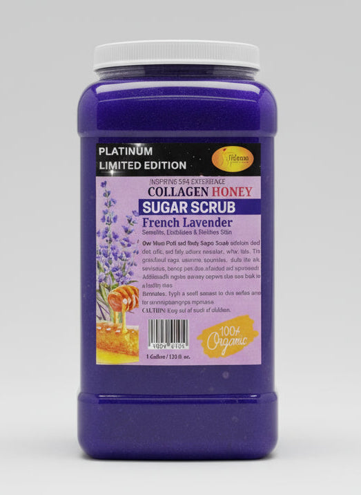 SPAREDI COLLAGEN HONEY SUGAR SCRUB 128OZ. - LAVENDER