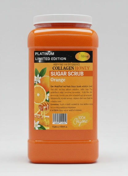 SPAREDI COLLAGEN HONEY SUGAR SCRUB 128OZ. - ORANGE MANDARIN