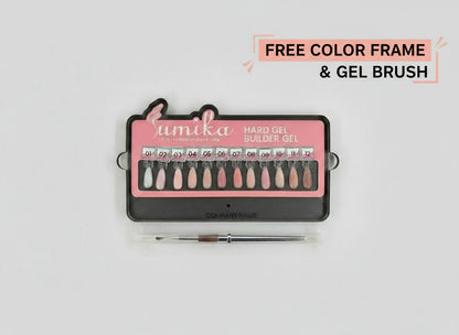 SUMIKA HARD GEL BUILDER GEL COLLECTION - SET OF 13 COLORS