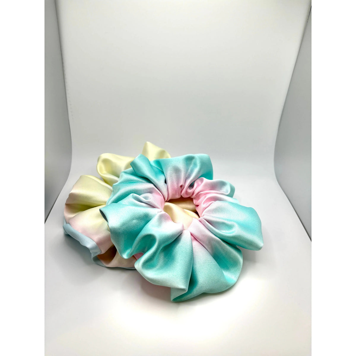 Ombre Pastel Silk Scrunchie