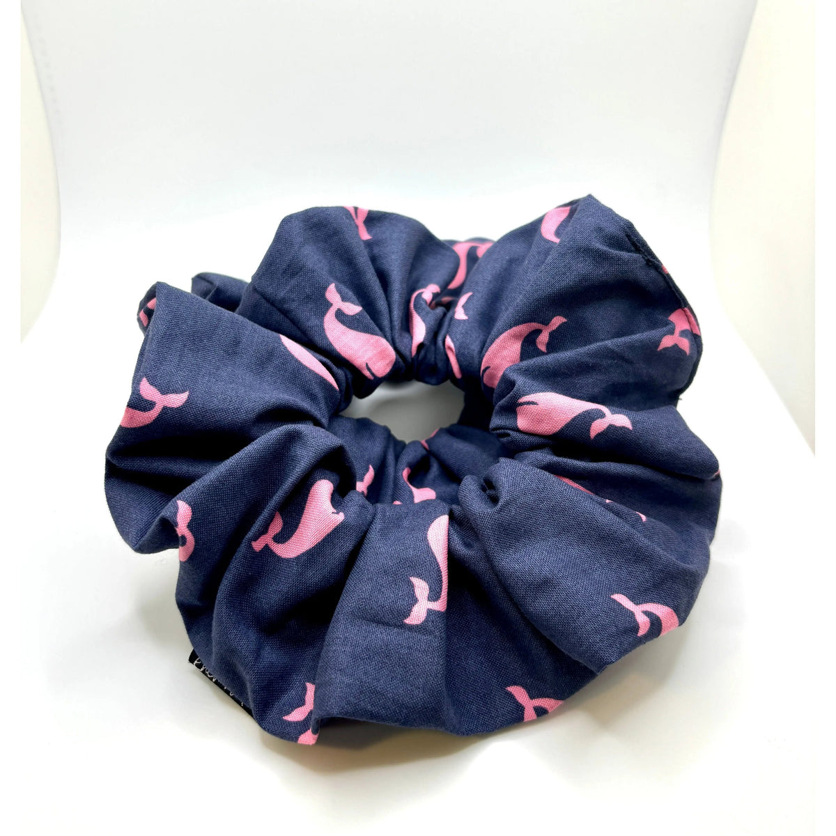 Pink Whale Scrunchie