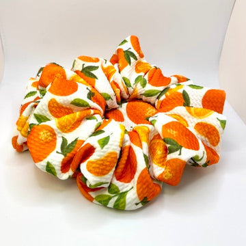 Orange Summer Bullet Scrunchie
