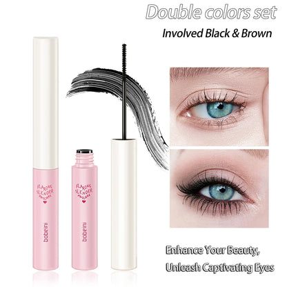 Silk Fiber Curling Mascara - Waterproof Lengthening & Volumizing