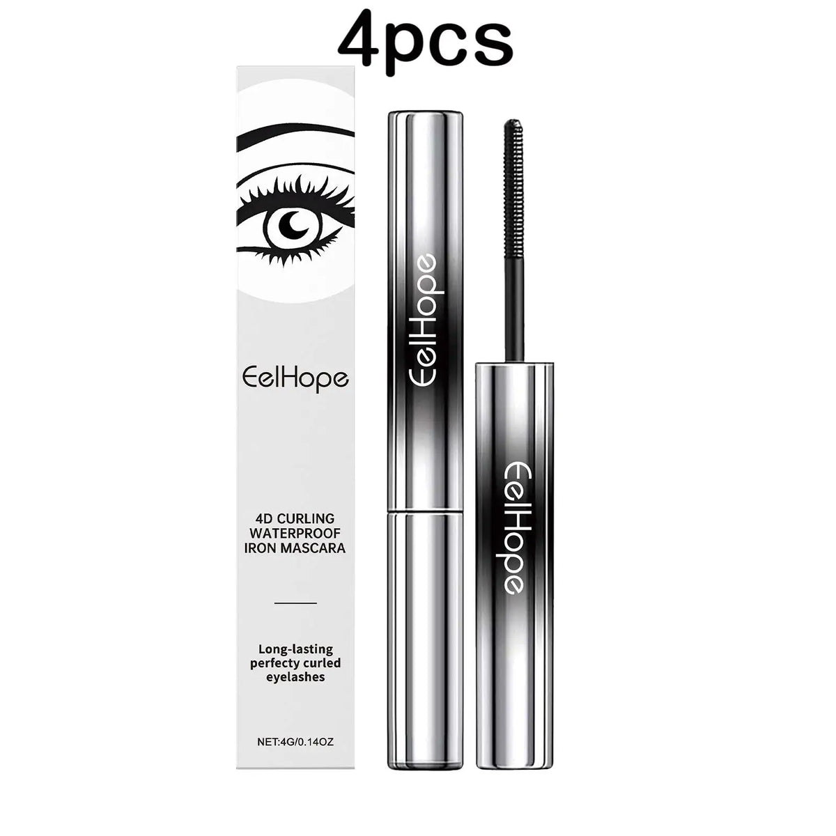 Eelhope 4D Eyelash Mascara - Waterproof Black 4g