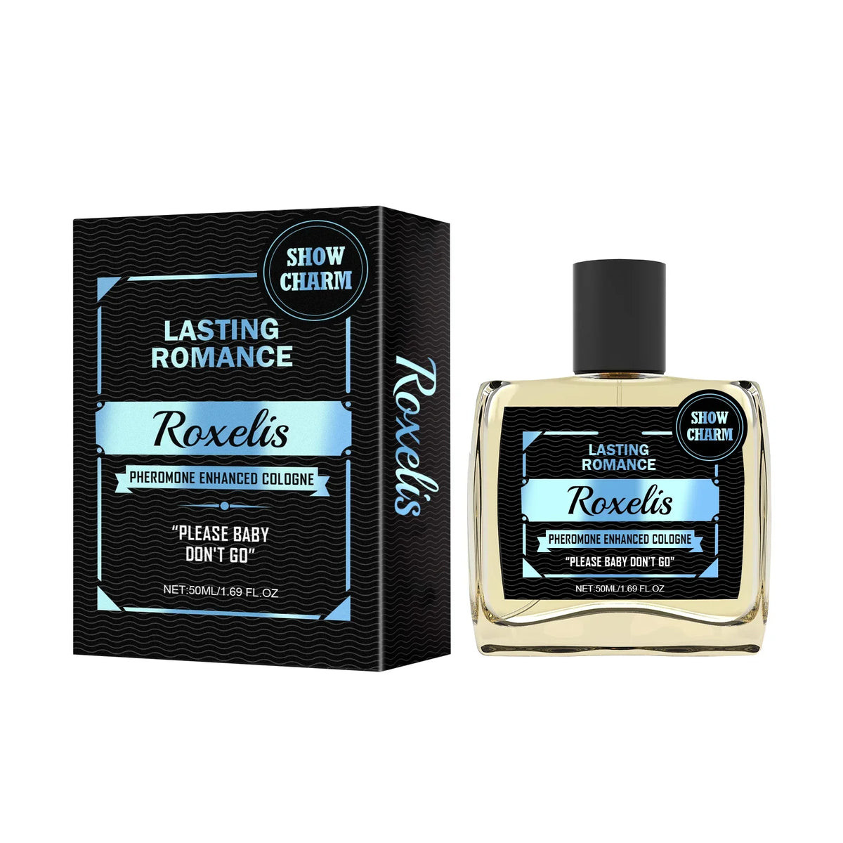 Roxelis 50ml Gentlemen Cologne Pheromone Perfume Increase Charm Confidence Dating Flirting Attract Lasting Glamour Men Perfume
