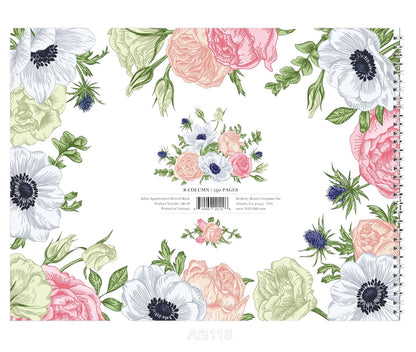 SALON APPOINTMENT BOOK 8-COLUMN