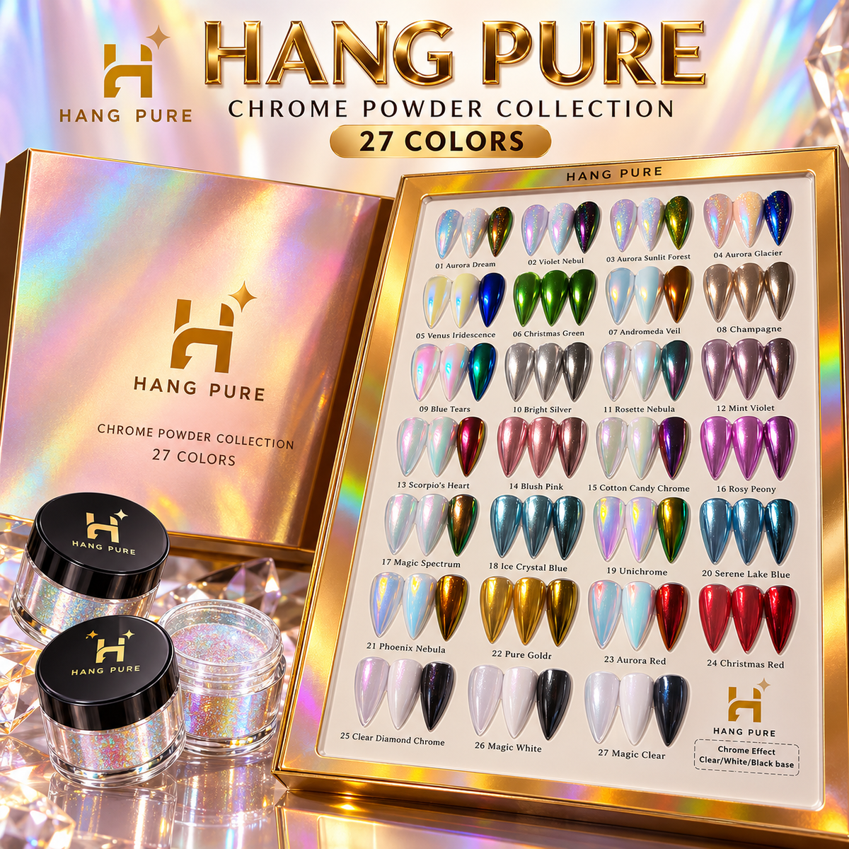 HANG PURE CHROME POWDER COLLECTION - 27 COLORS