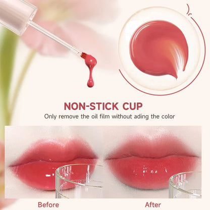 Glossy Lip Gloss, Long-Lasting Mirror Hydrating Liquid Lipstick, Waterproof, Non Stick, High Gloss,Lightweightand Silky Texture