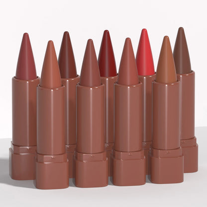 Gradient Lip Liner Pen with Matte Velvet Finish Smooth Application  Lipstick for Defined and Elegant Lips