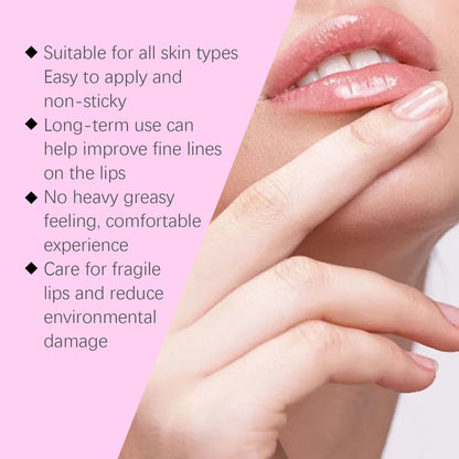 Eelhoe 30g Plumping Lip Mask Moisturizing Anti Cracking Lip Care Remove Dead Skin Brigtening Lip Hydrating Lip Sleeping Mask