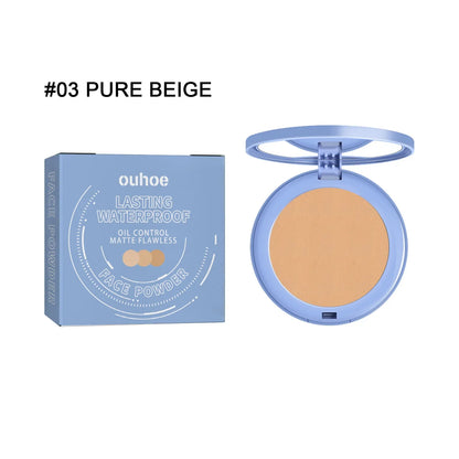 OUHUE Face Loose Powder Oil Control Invisible Pores Lasting Waterproof Natural Setting Powder Foundations Makeup Full Coverage